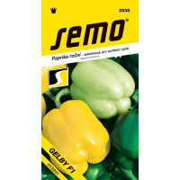 Paprika roční pro rychlení i pro pole žlutá ´GELBY F1´, bal. 15 s.