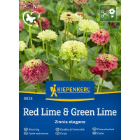 Zinnia elegans  ´Red Lime + Green Lime´ / ostálka sličná, bal. stačí pro 20 rostlin